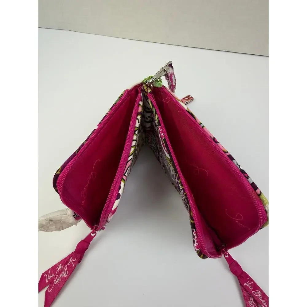 Vera Bradley Very Berry Paisley Wallet Cosmetic Case Wristlet – NWT - Picture 4 of 6